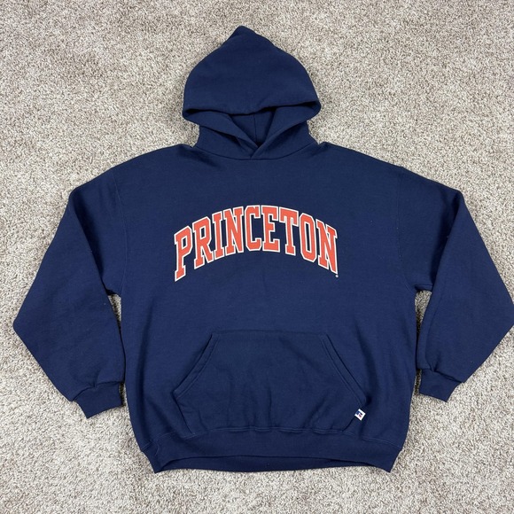 Russell Athletic Other - Vintage Russell Athletic Hoodie Adult XL Blue Princeton Tigers Sweatshirt 90s